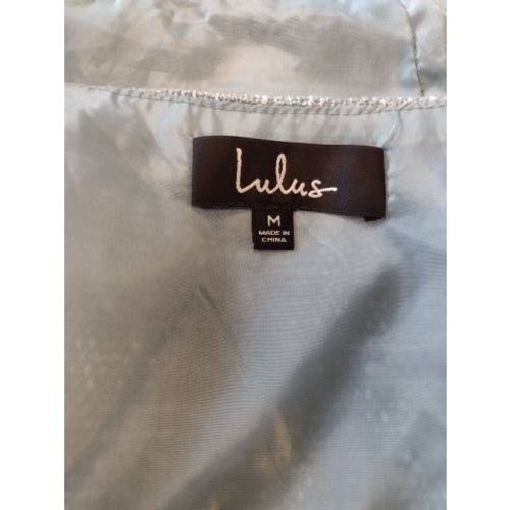 Lulus Size M Blue Crop Top - Picture 5 of 5